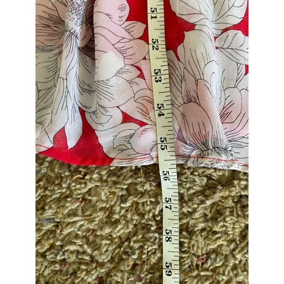 Lane Bryant Womens Pink Floral Maxi‎ Dress Plus Size 26 3/4 Sleeves polyester - Picture 8 of 8